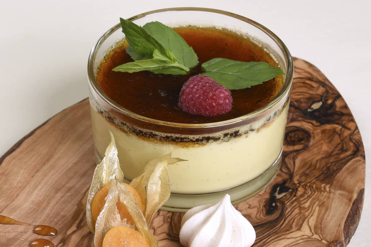 Recette - Crêpes croquantes mousse caramel et son cœur coulant saveur crème  brûlée 